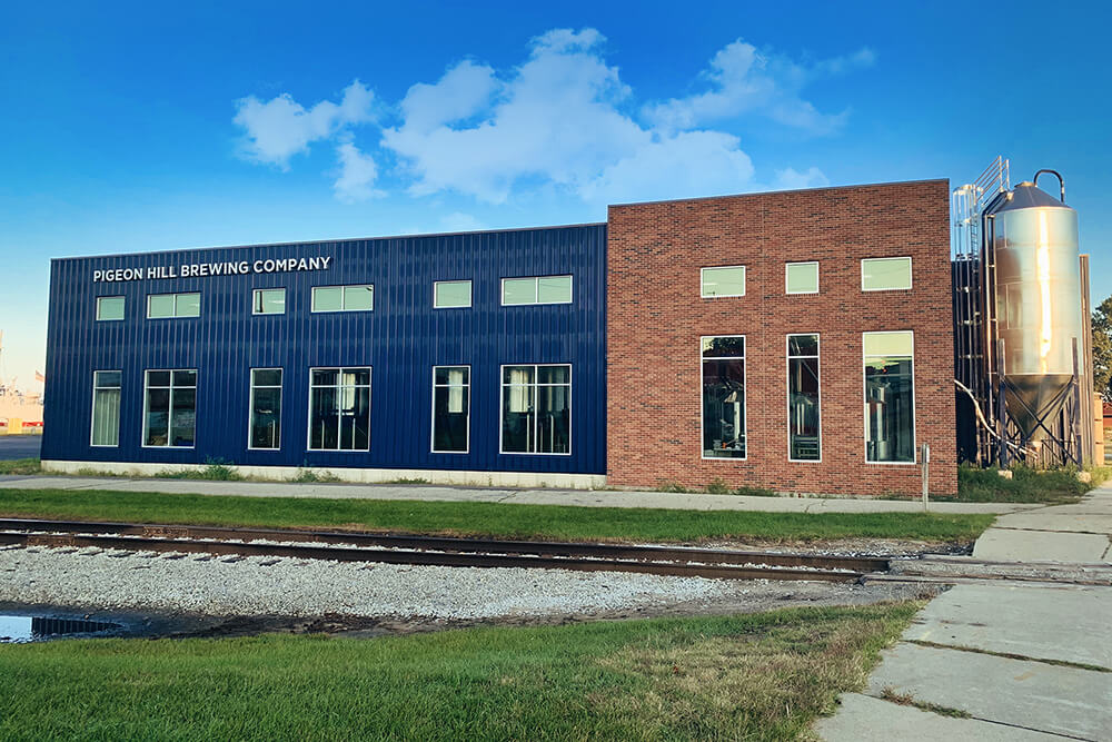 Pigeon Hill Brewing production facility in Muskegon, MI