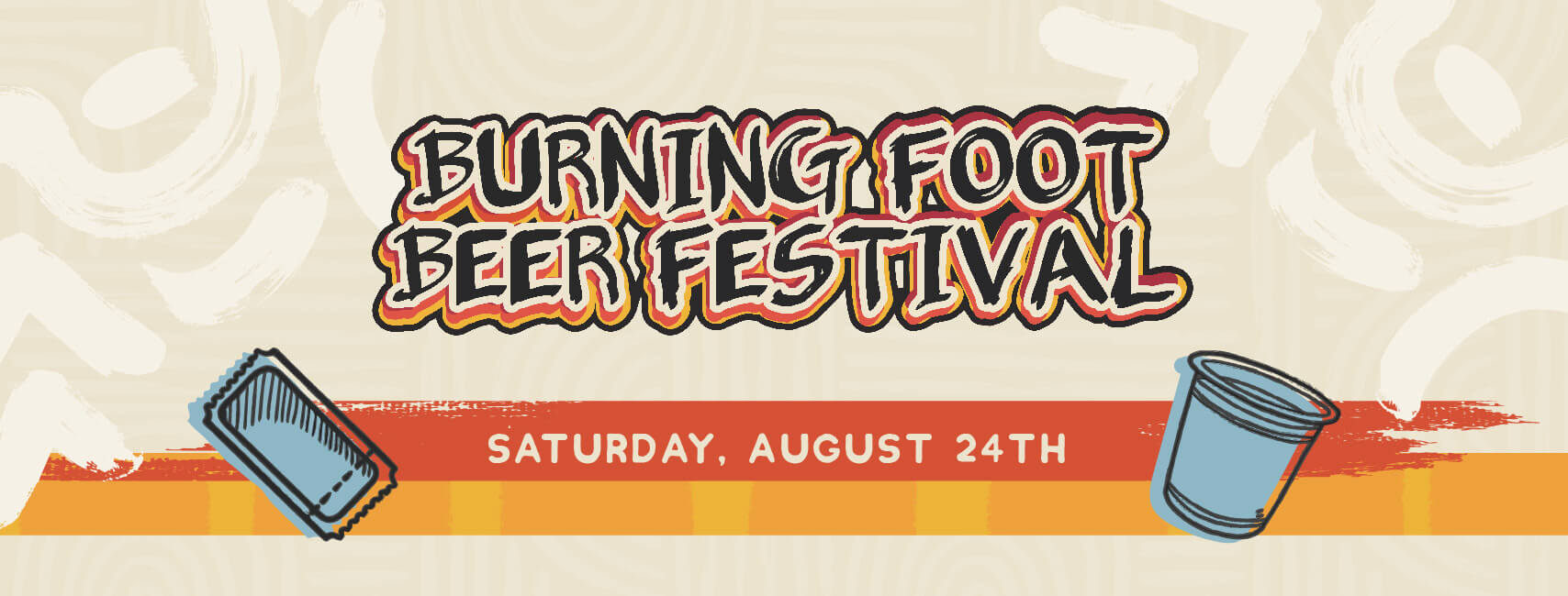 Burning Foot Beer Festival banner