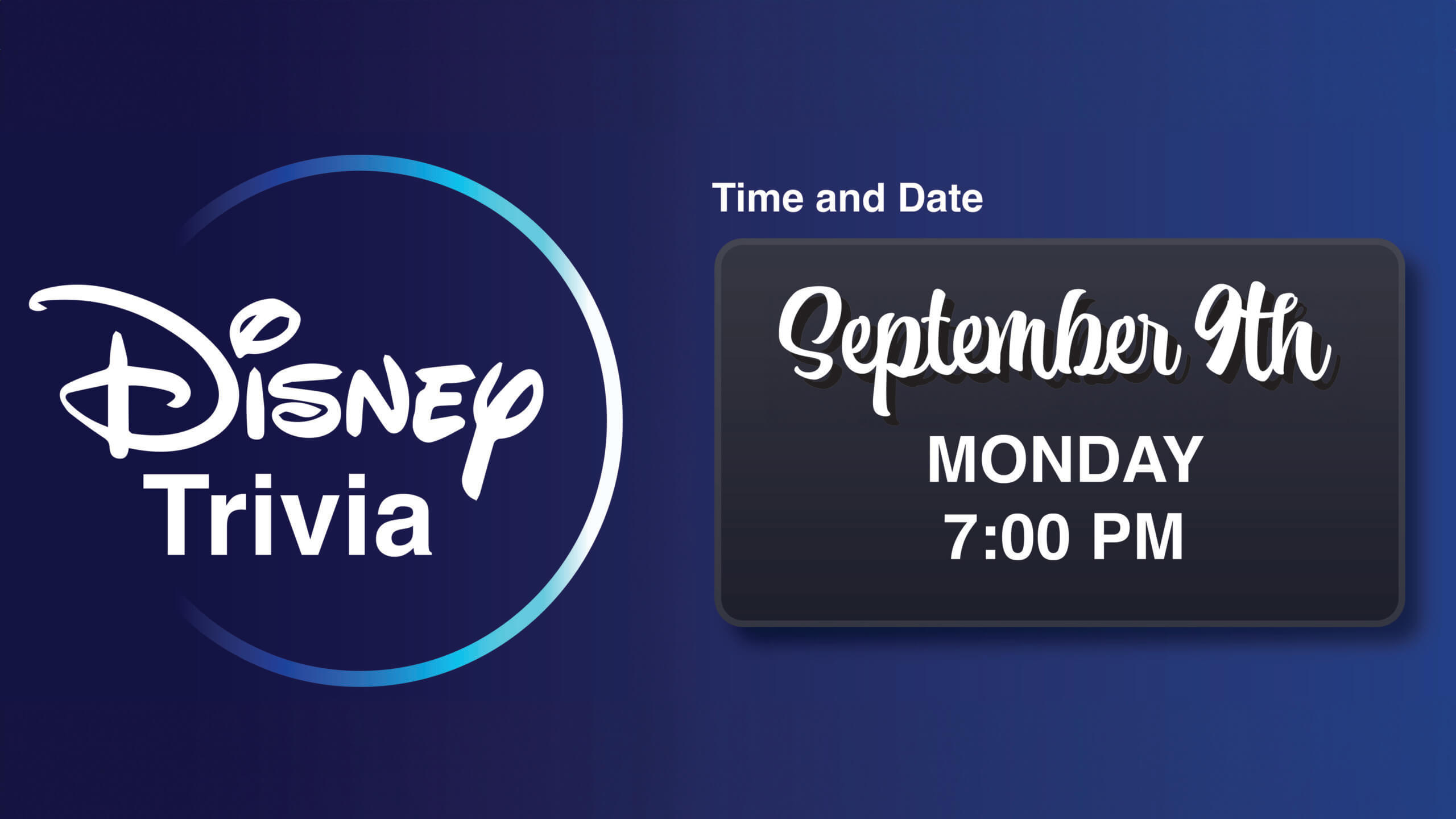 Banner for Disney Trivia at The Brewer's Lounge