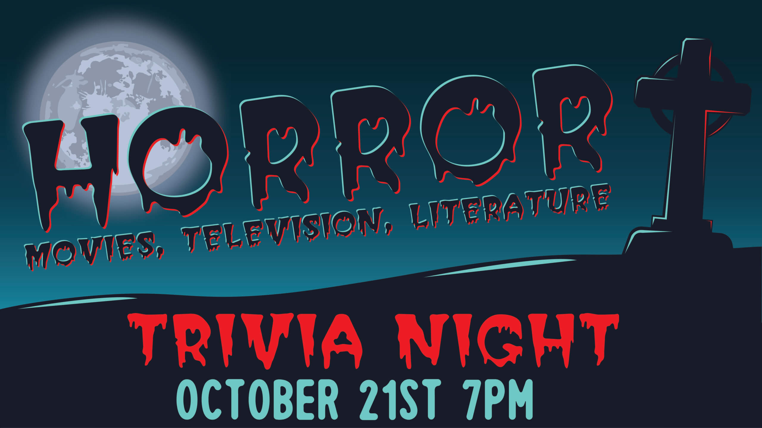 Banner for Horror Trivia at the Brewer's Lounge in Muskegon