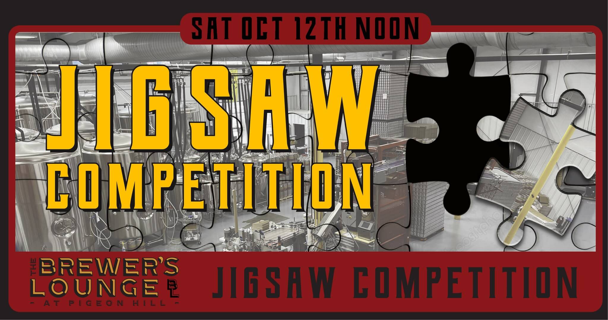 Advertisement for Jigsaw Puzzle Competition at Pigeon Hill