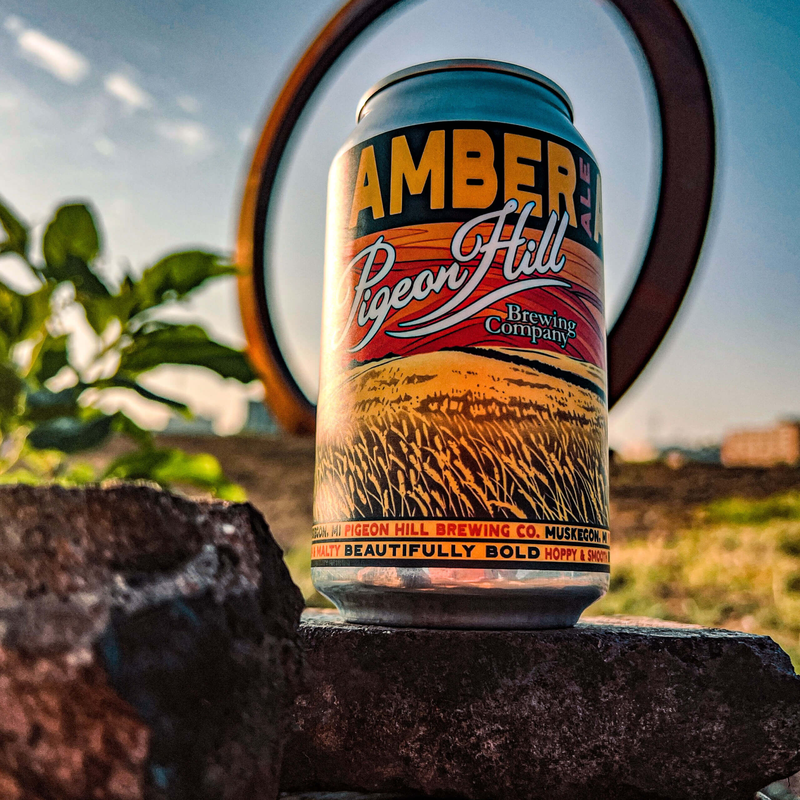 A photo of Pigeon Hill's seasonal Amber Ale