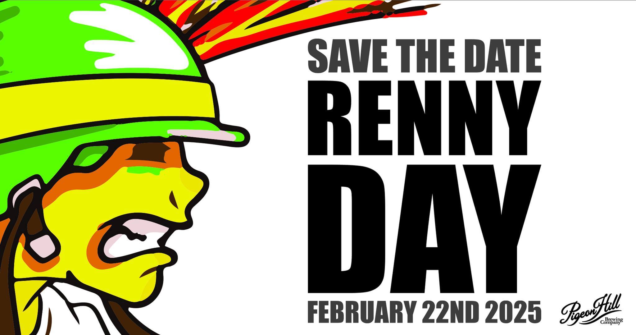 Banner advertising Renny Day at the Brewer's Lounge in Muskegon