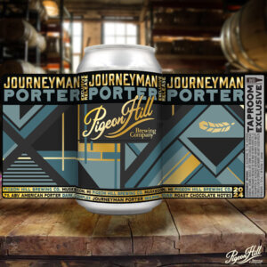 Image showing the full can label for Pigeon Hill's Journeyman Porter