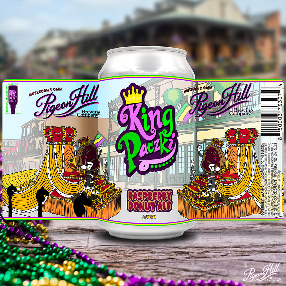 Image of the can art for Pigeon Hill's King Pazcki