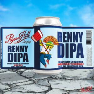 Image of Pigeon Hill's Renny DIPA can art