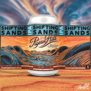 Image showing the can label for Shifting Sands IPA