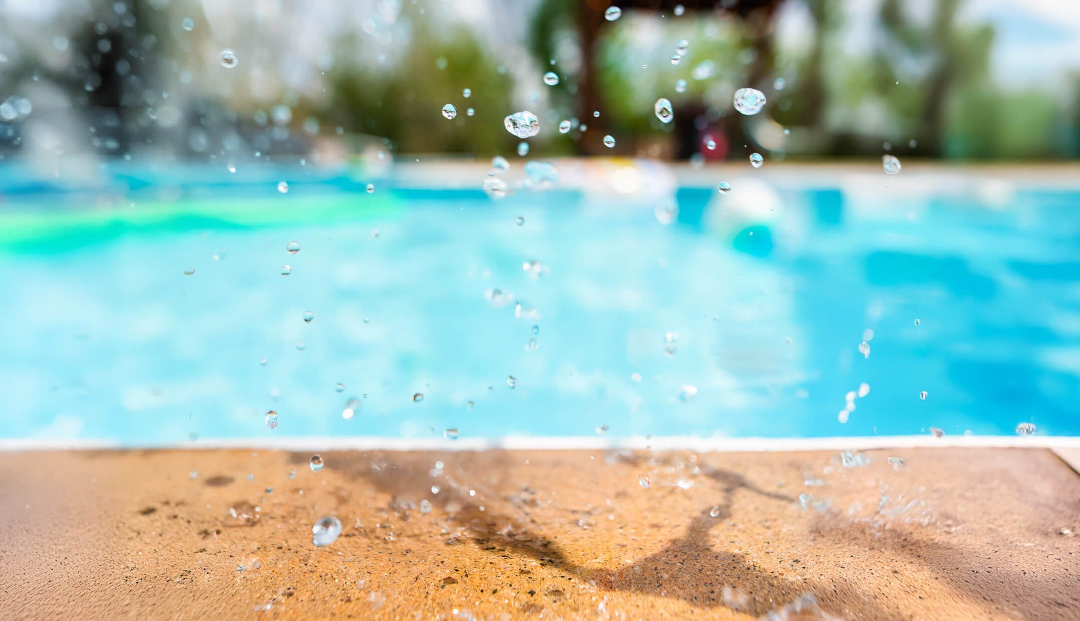 Photograph of a pool for Pigeon Hill's summer beer slide