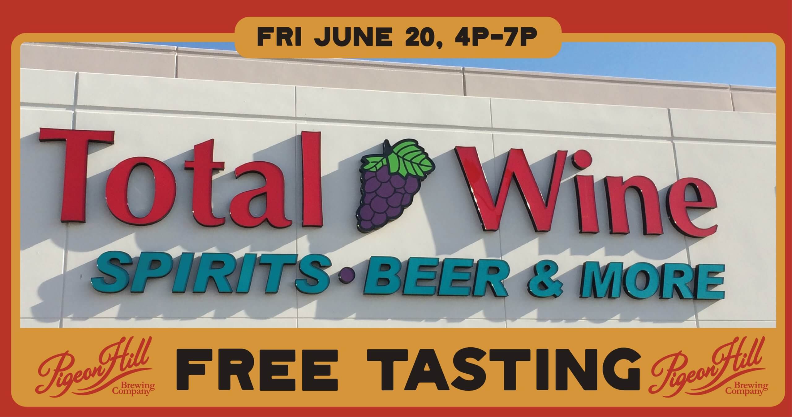 Ad for a beer sampling at Total Wine in Grand Rapids