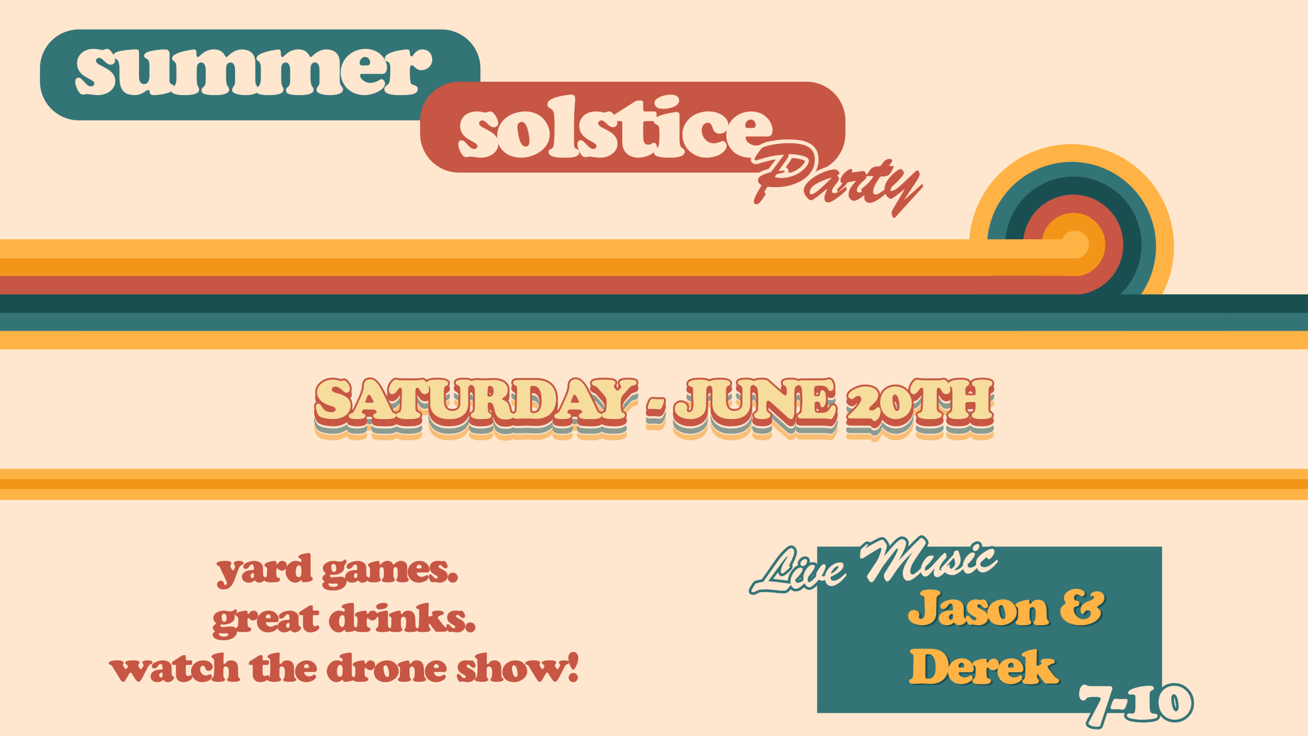 summer solstice party in muskegon at Pigeon Hill brewing on Saturday June 20th from 7-10