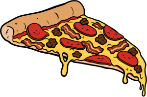A house-made Carnivore pizza with pepperoni, sausage and bacon from the kitchen at The Brewer's Lounge, Pigeon Hill's brewery taproom in Muskegon, Michigan